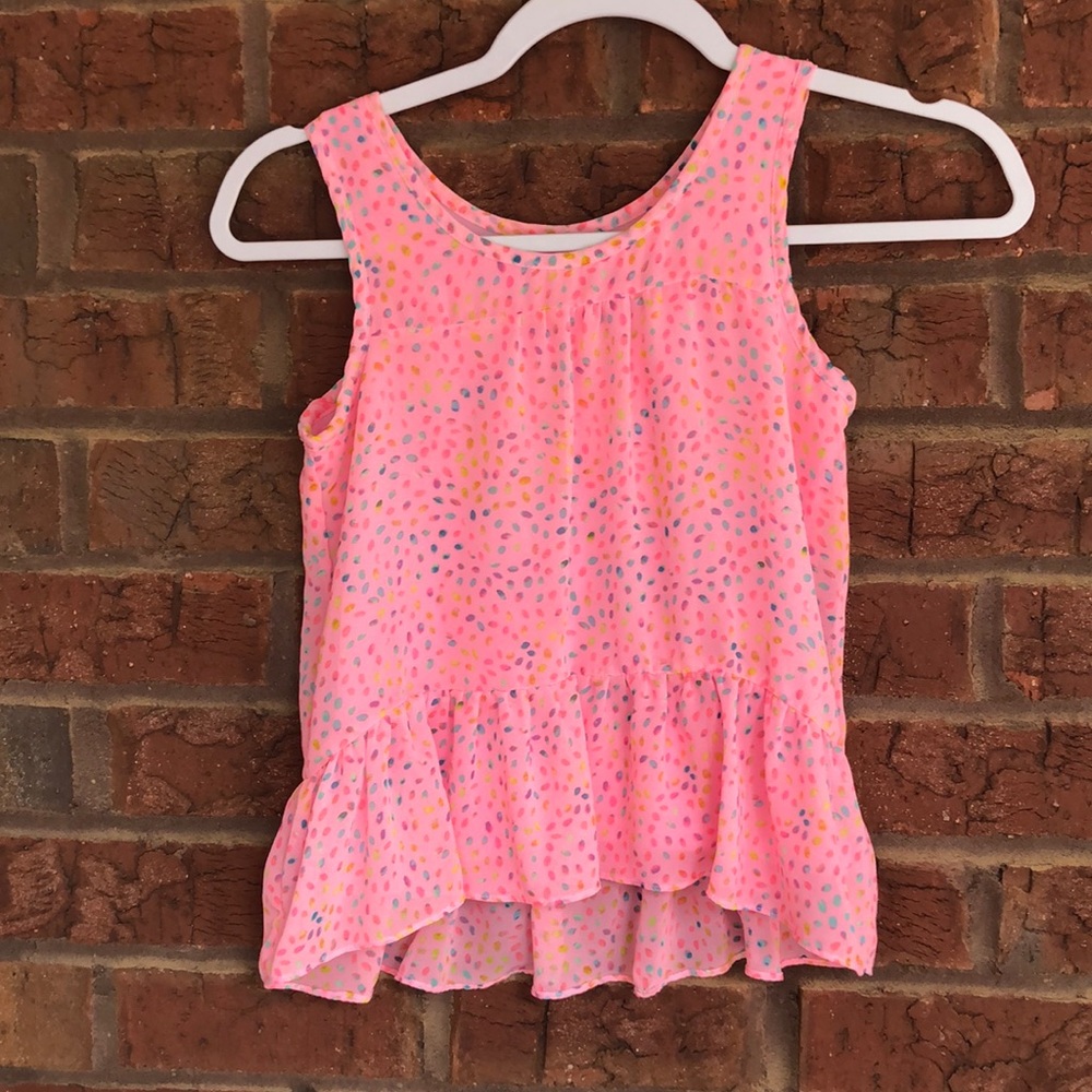 Pink tank top